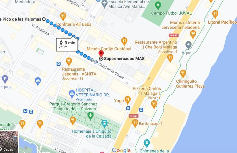 Precioso Apartamento A 5 Minutos Andando De La Playa Málaga Eksteriør bilde